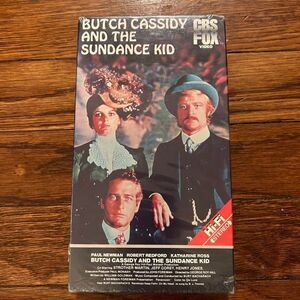 RARE VHS Butch Cassidy Sundance Kid 1984 SEALED Watermark NO Barcode
